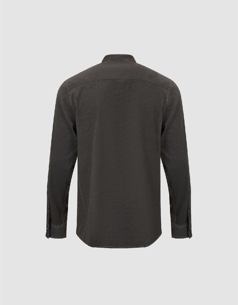 Crew Neck Straight Shirt