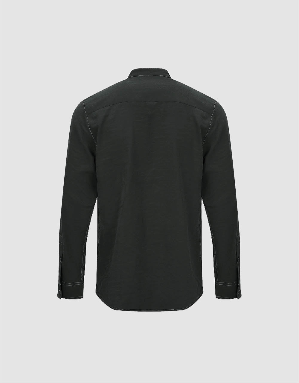 Crew Neck Straight Shirt