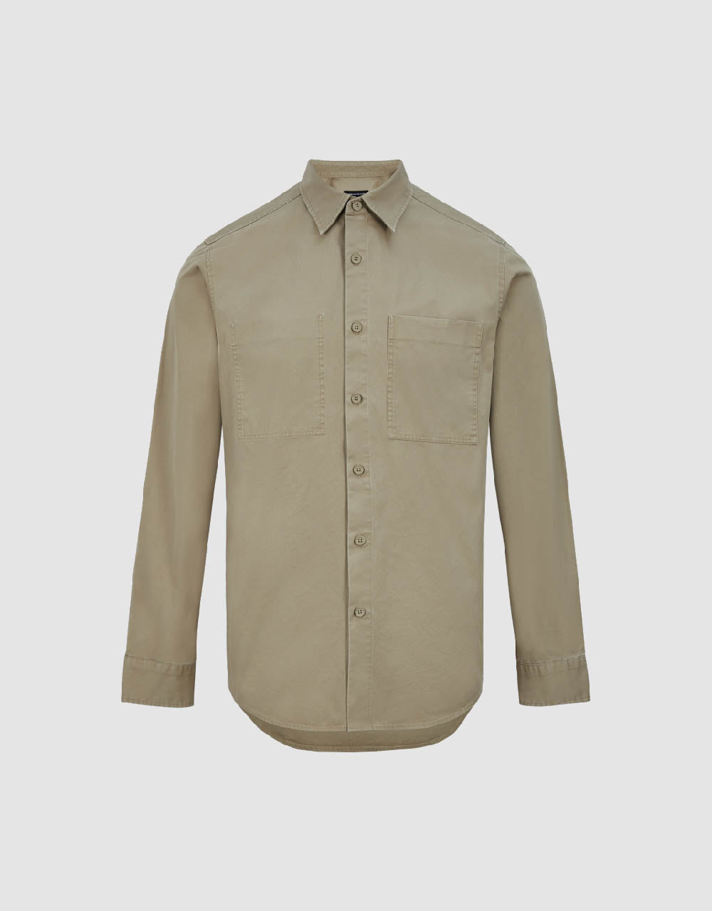 Button Up Straight Shirt