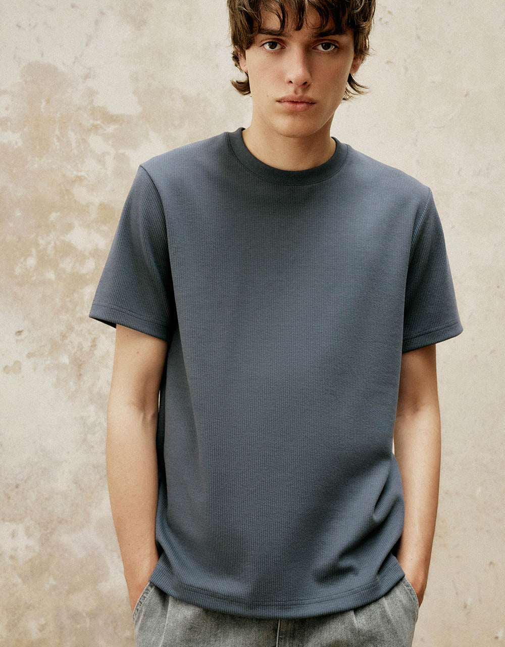 Crew Neck Straight T-Shirt