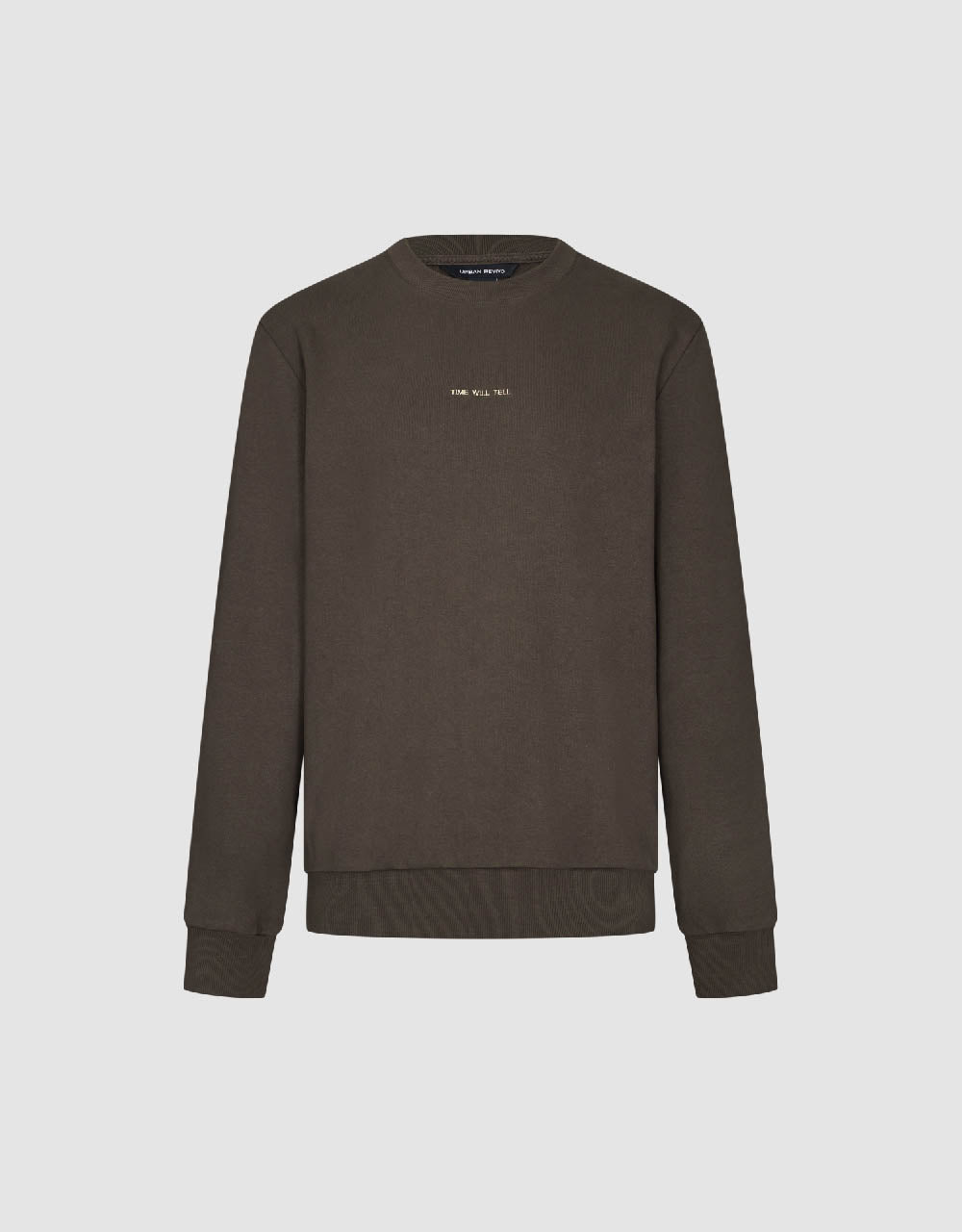 Crew Neck Straight Sweatshirt