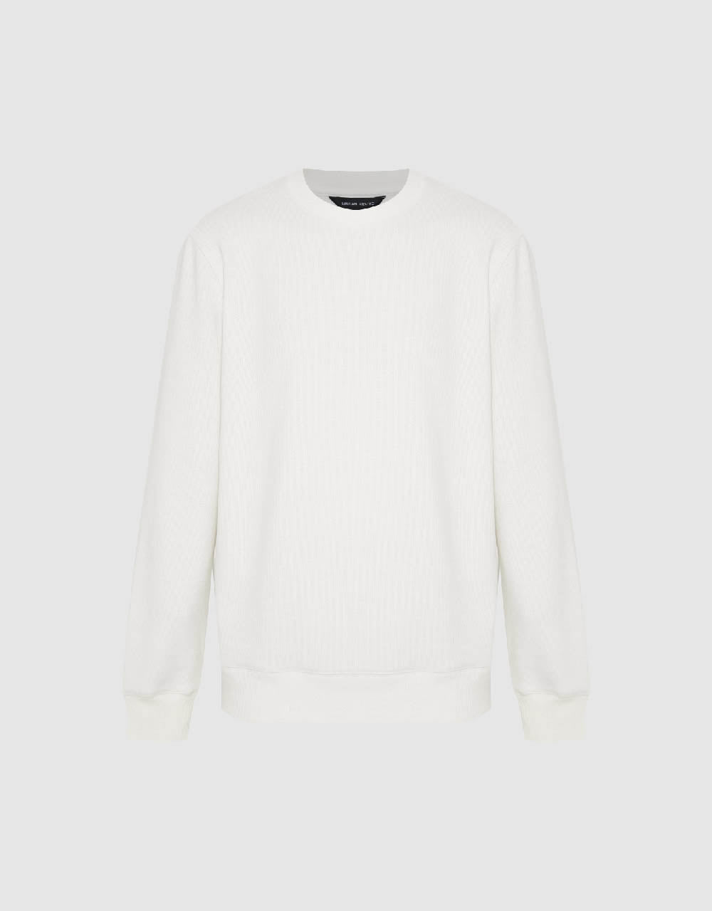 Crew Neck Straight Sweatshirt