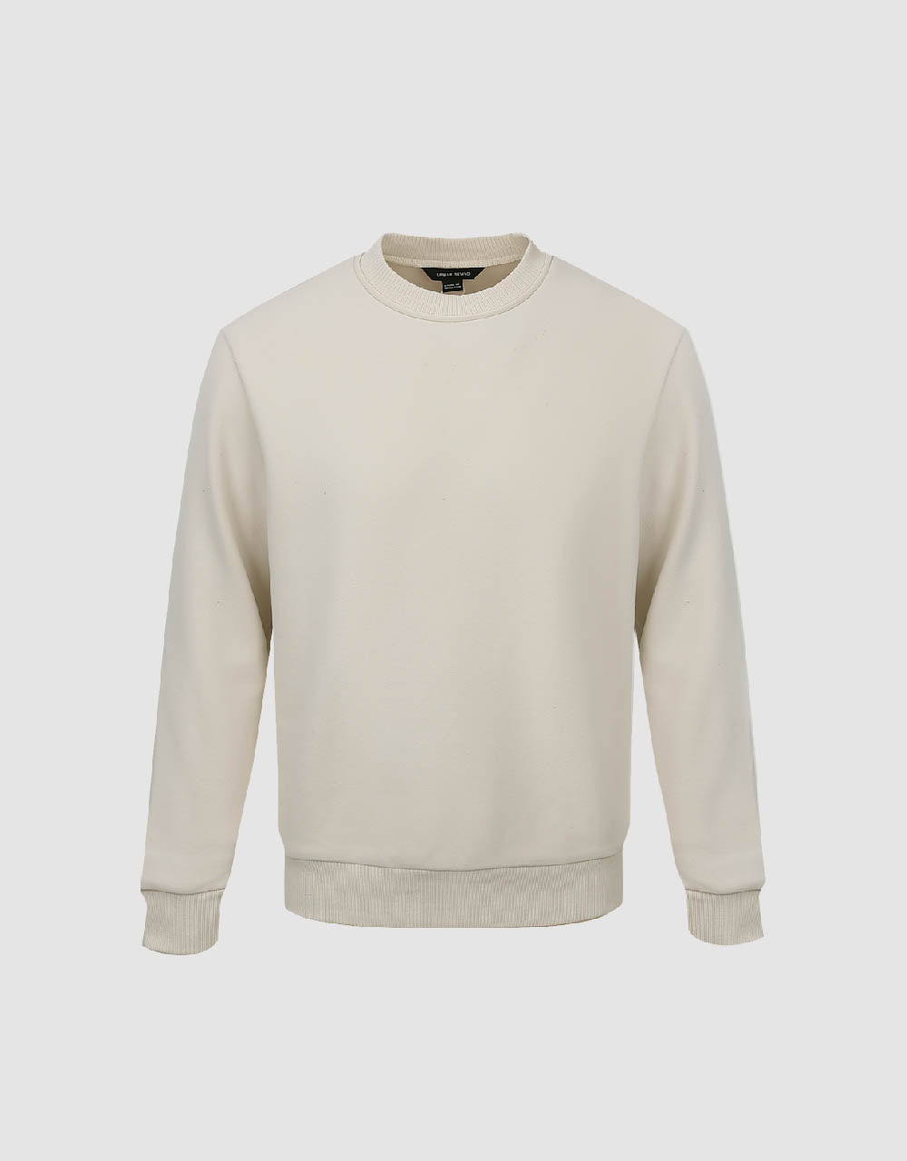 Crew Neck Straight Sweatshirt