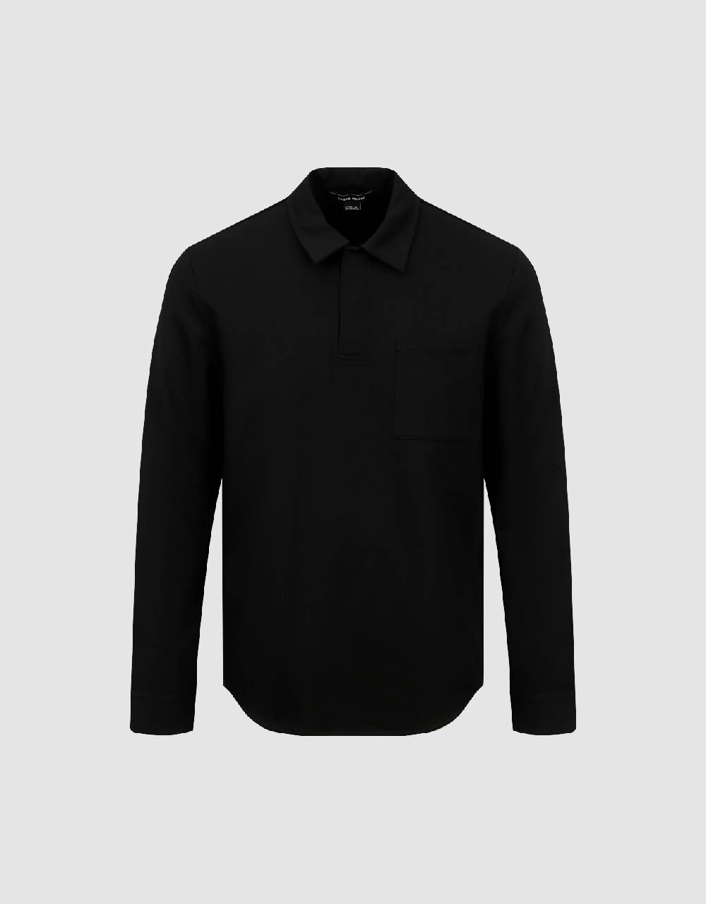 Button Half Placket Straight Polo Shirt