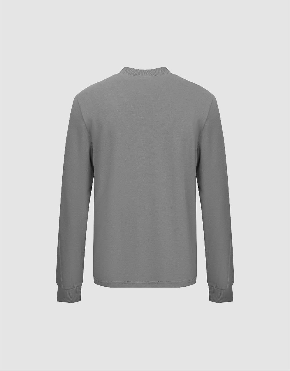 Crew Neck Straight Sweatshirt