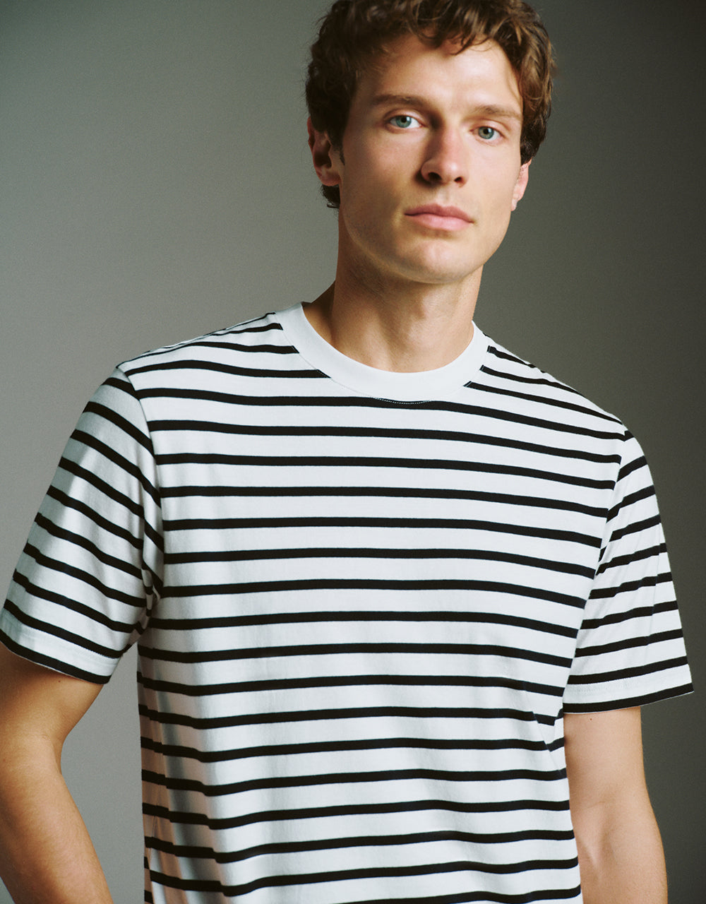 Striped Crew Neck T-Shirt