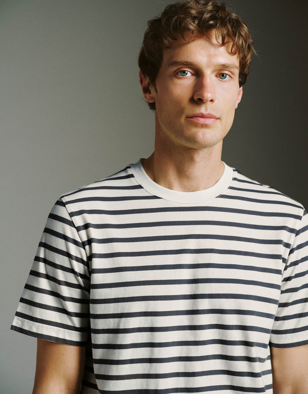 Striped Crew Neck T-Shirt