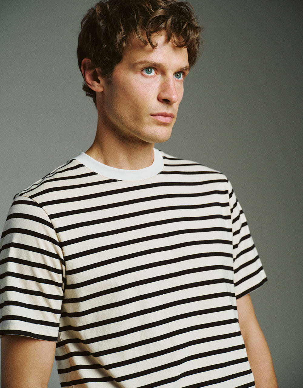 Striped Crew Neck T-Shirt