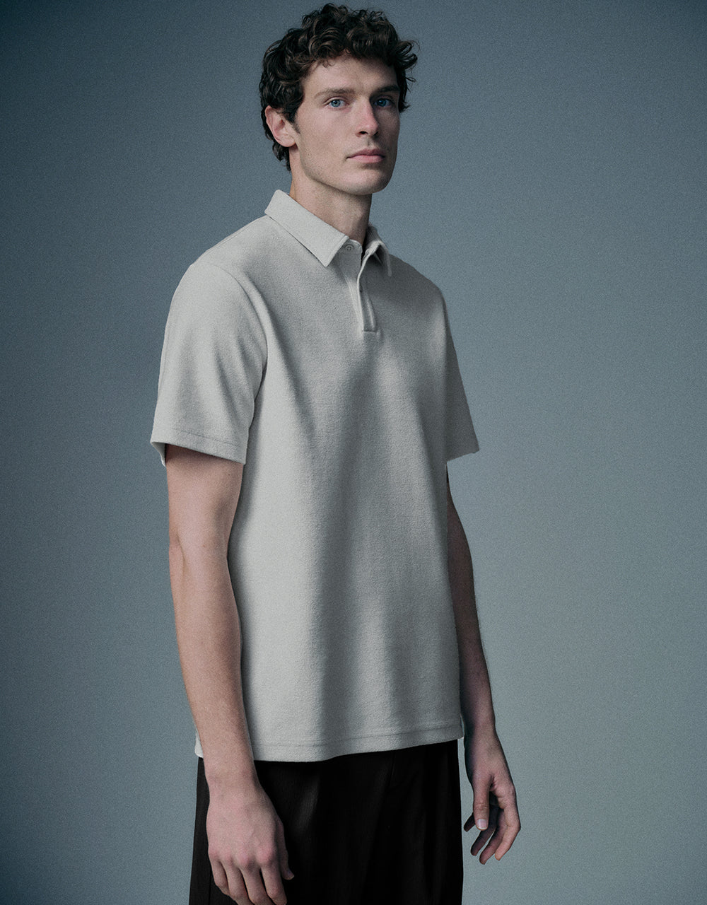 Button Half Placket Polo Shirt