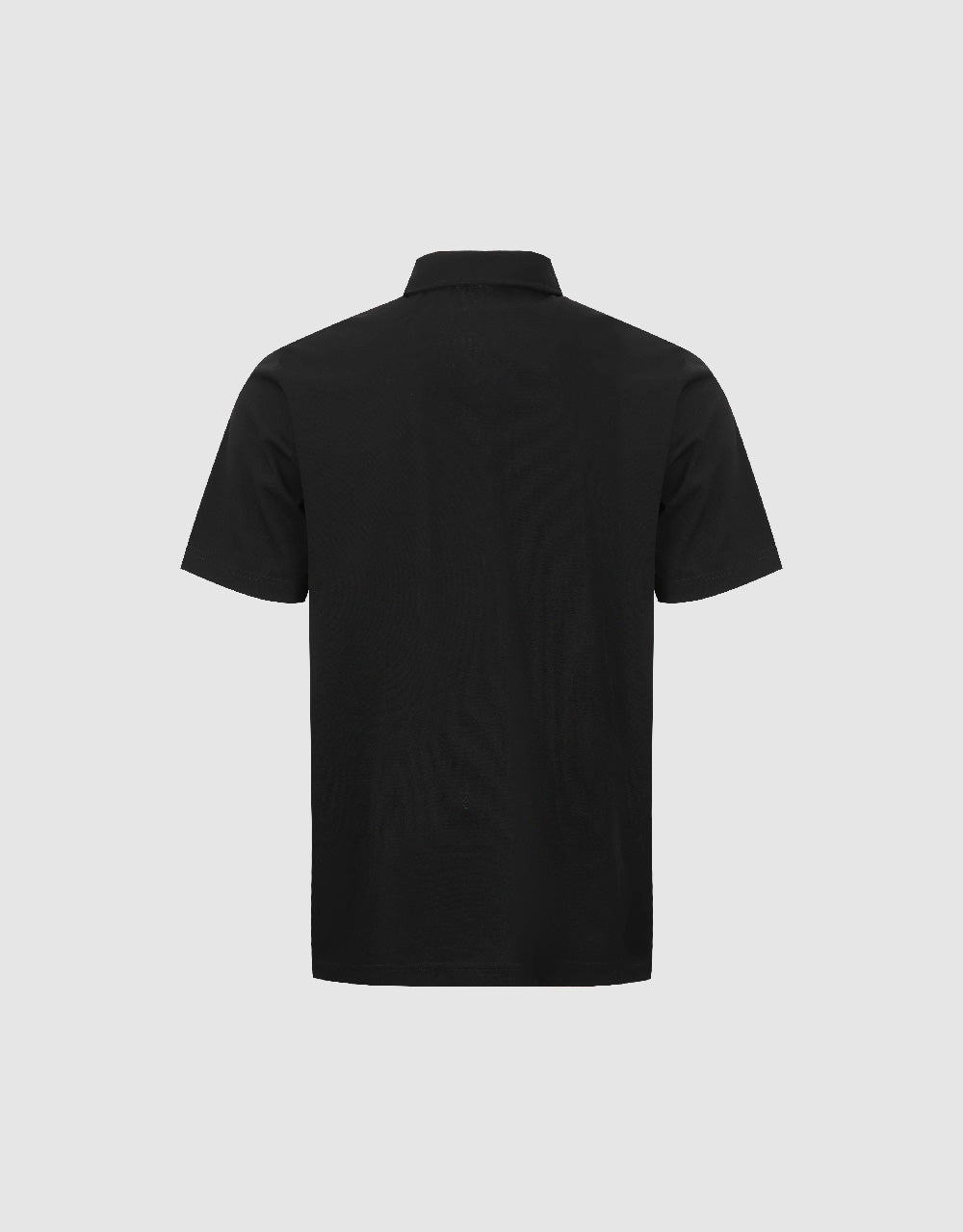 Button Half Placket Knitted A-Line T-Shirt