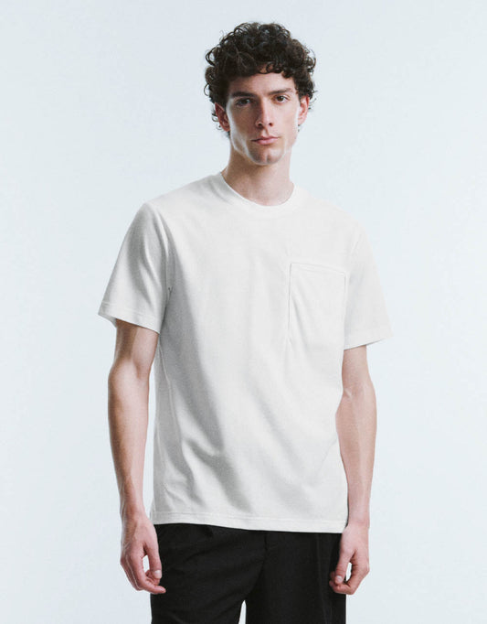 Crew Neck Knitted T-Shirt