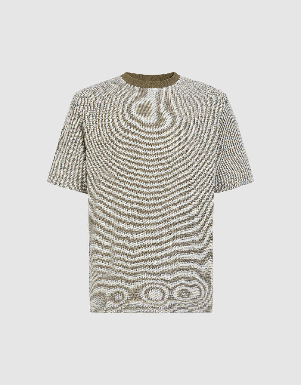 Crew Neck Knitted T-Shirt