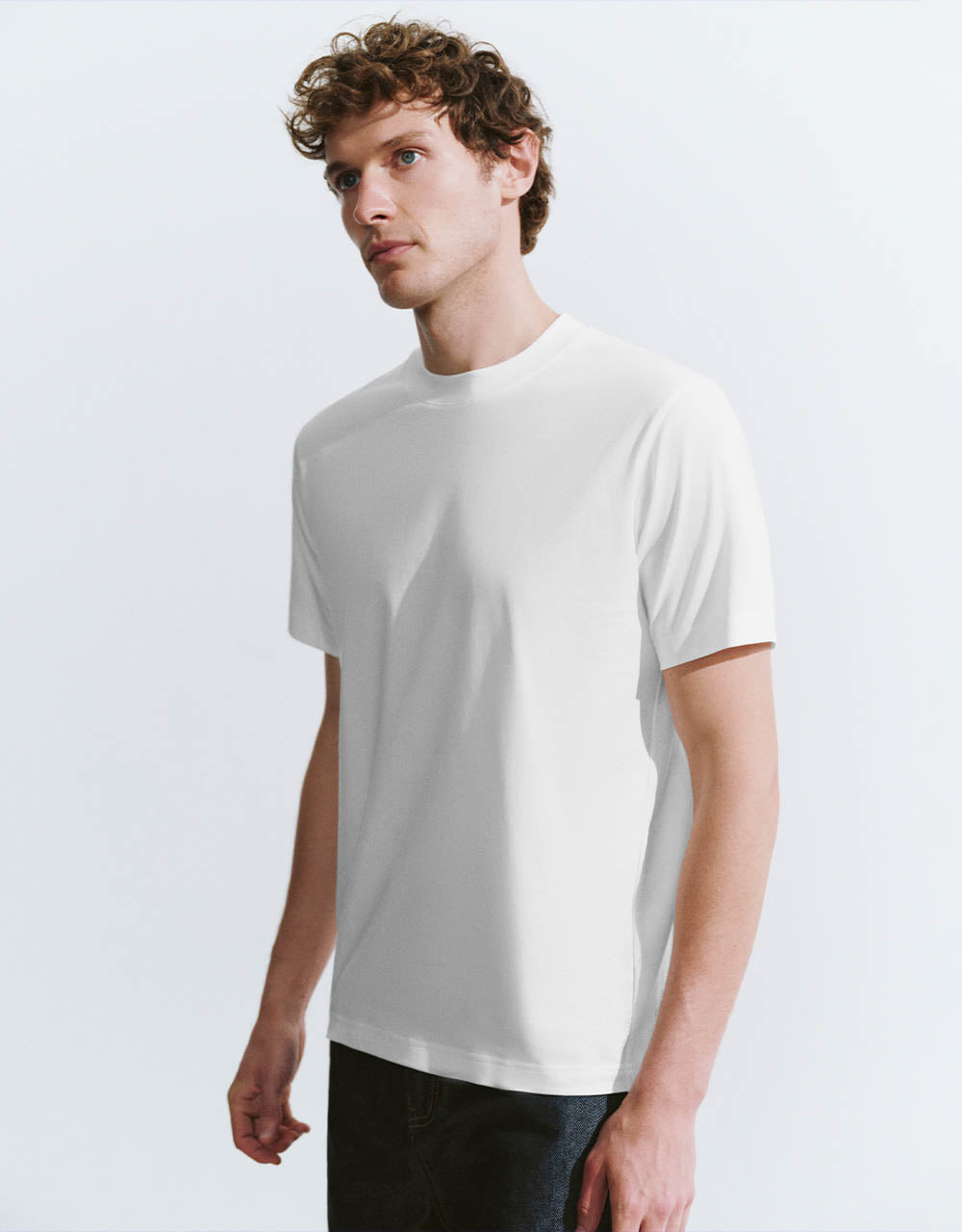 Crew Neck Straight T-Shirt