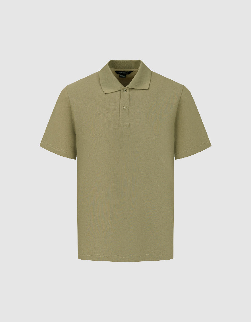 Button Half Placket Knitted Polo Shirt