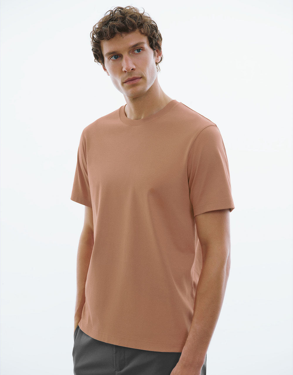 Crew Neck Straight T-Shirt