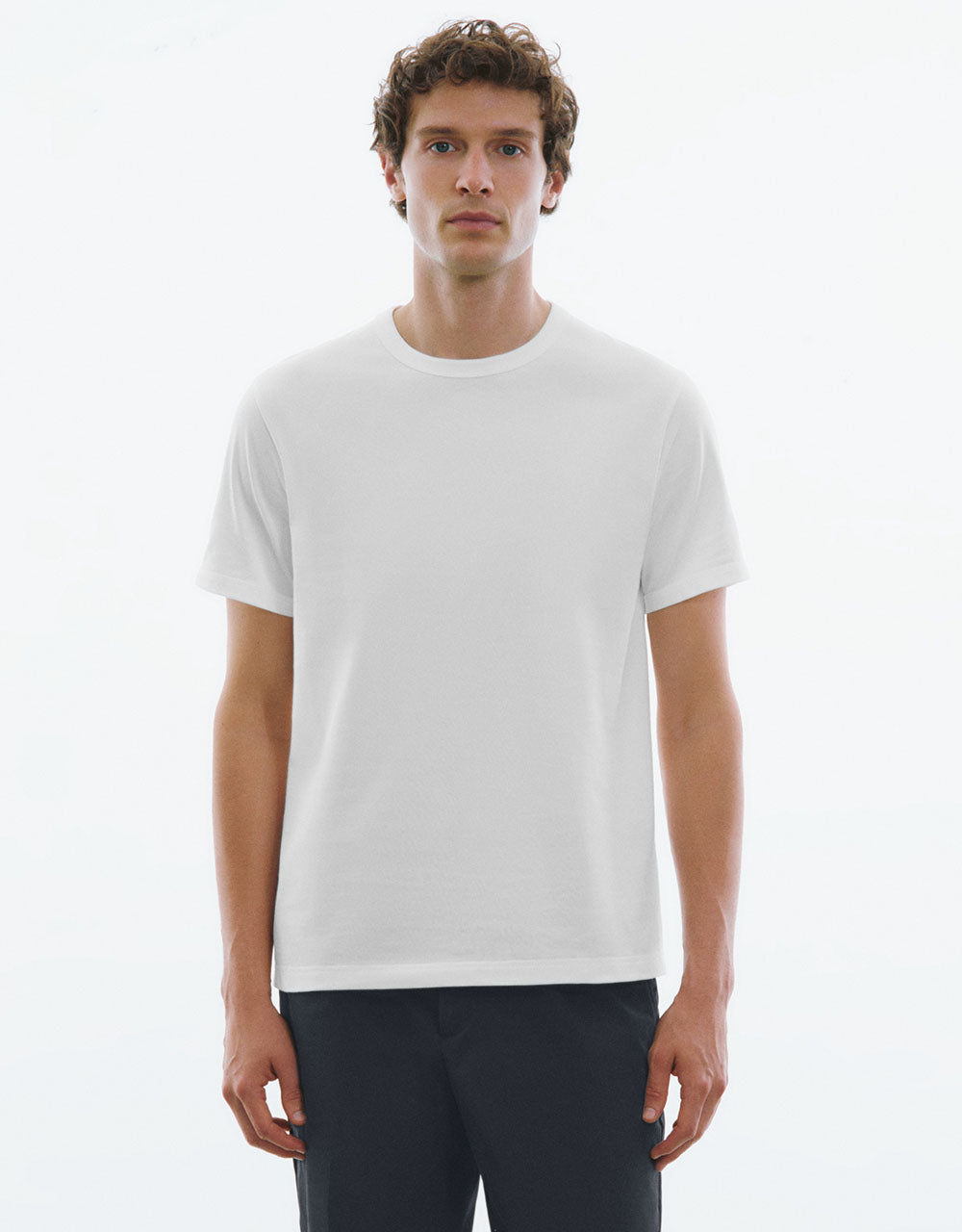 Crew Neck Straight T-Shirt