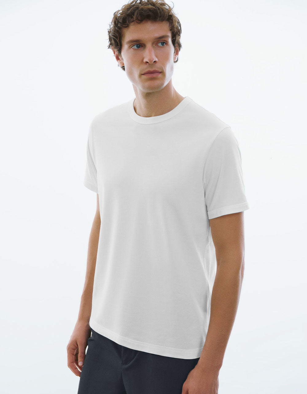 Crew Neck Straight T-Shirt