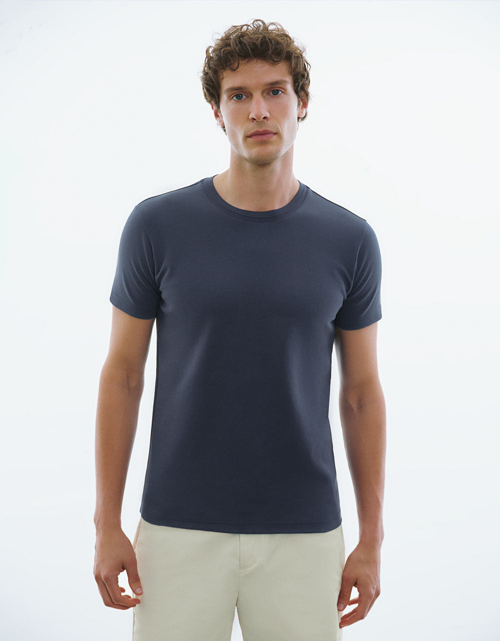 Crew Neck Straight T-Shirt