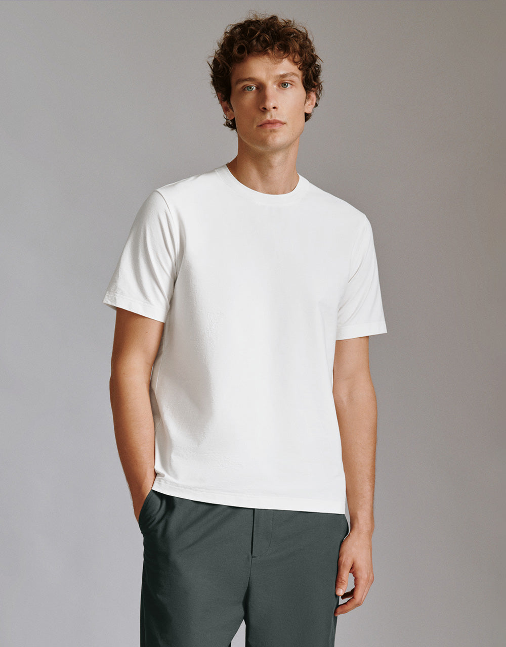 Crew Neck Straight T-Shirt