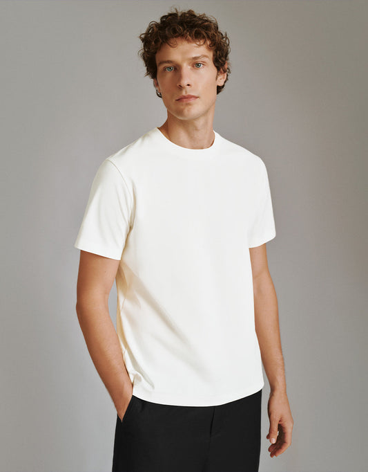 Crew Neck Straight T-Shirt