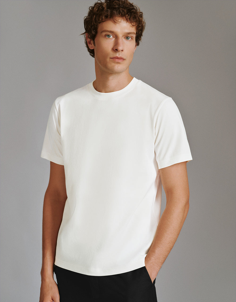 Crew Neck Straight T-Shirt