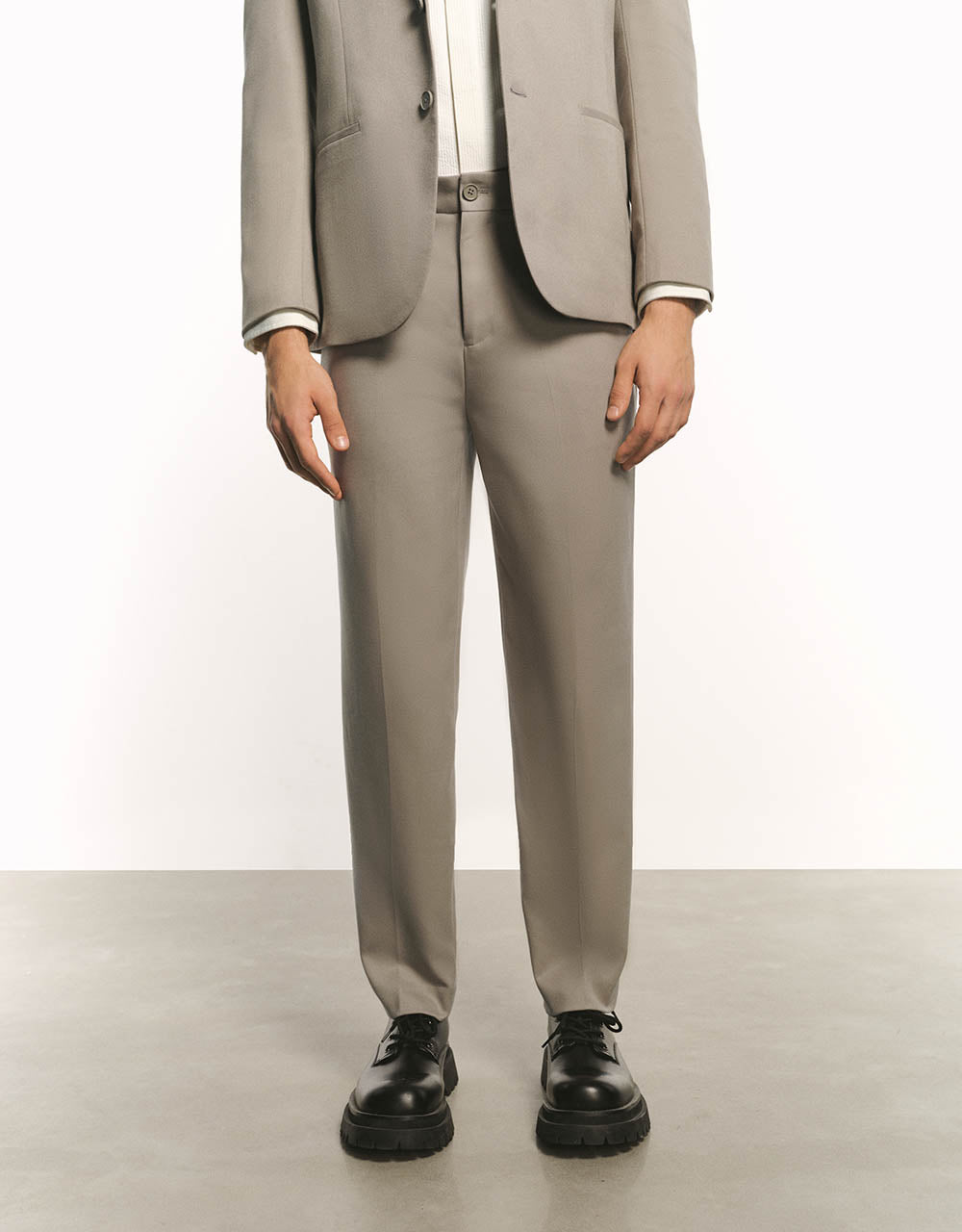 Tailored Straight Pants