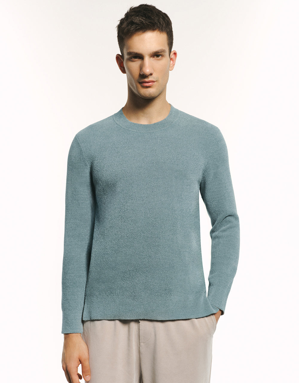 Crew Neck Knitted T-Shirt