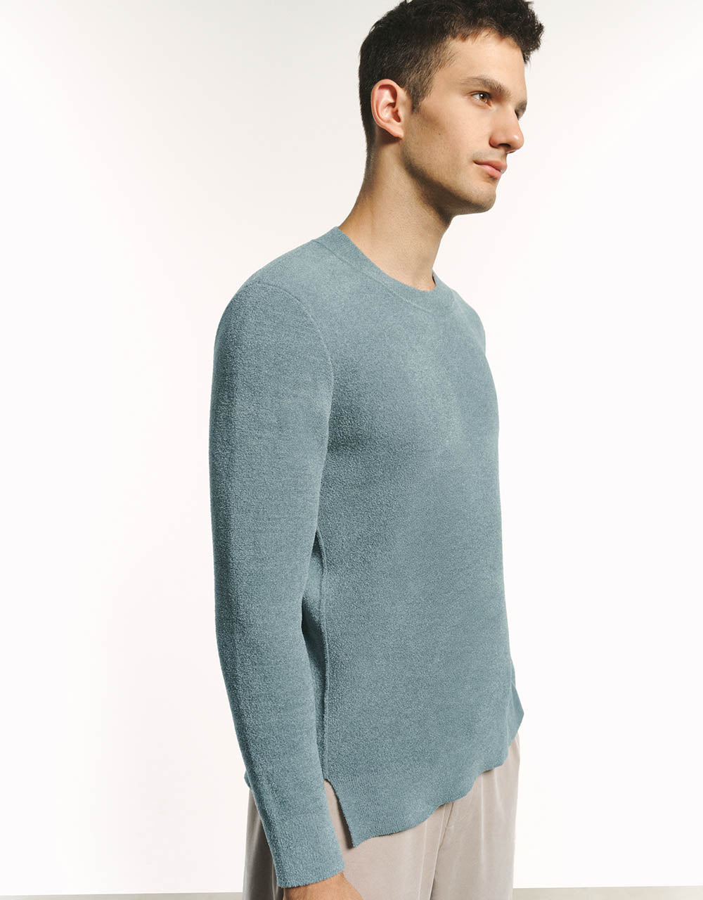 Crew Neck Knitted T-Shirt