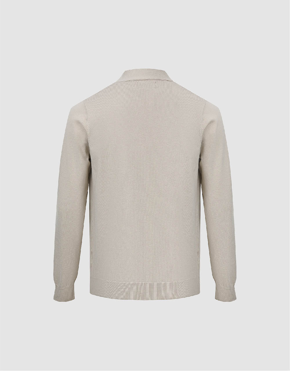 Open Front Straight Knitted Cardigan