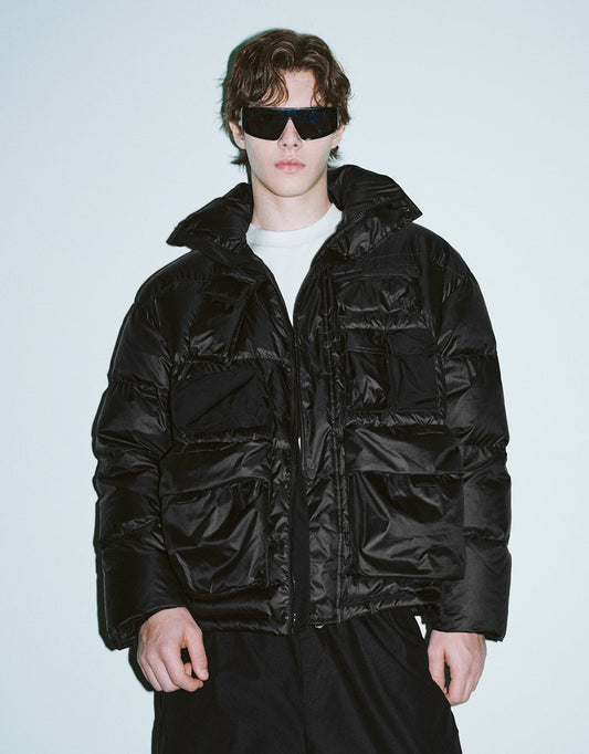 Stand Collar Puffer Jacket