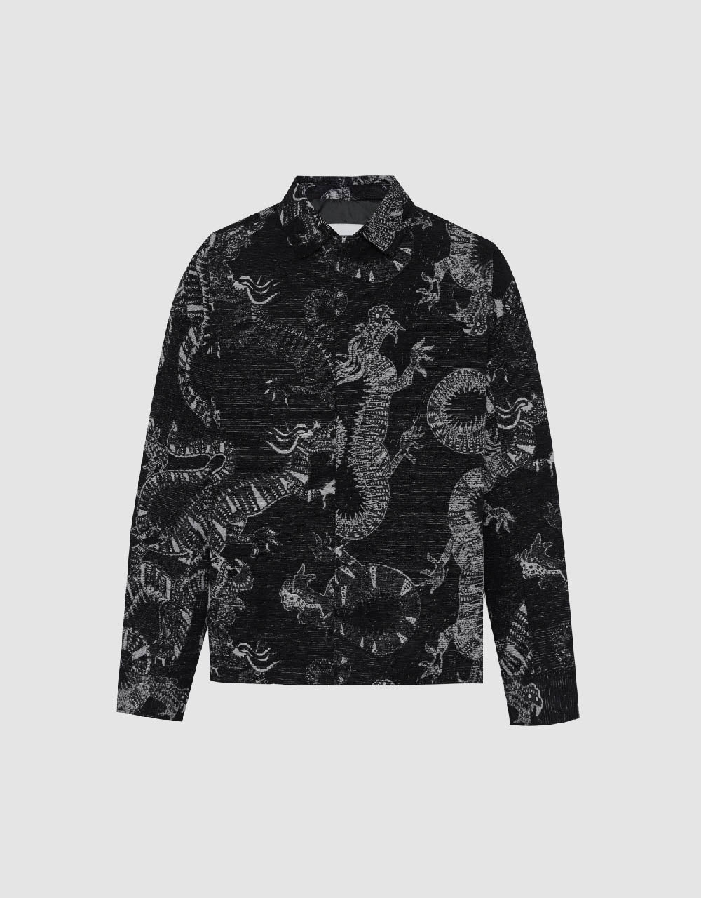 Dragon Printed Straight Jacket