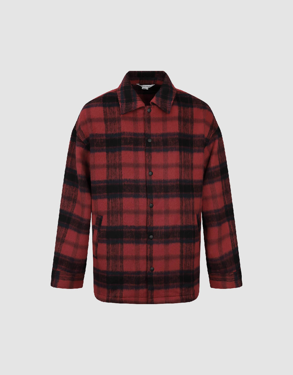 Plaid Woolen Jacket