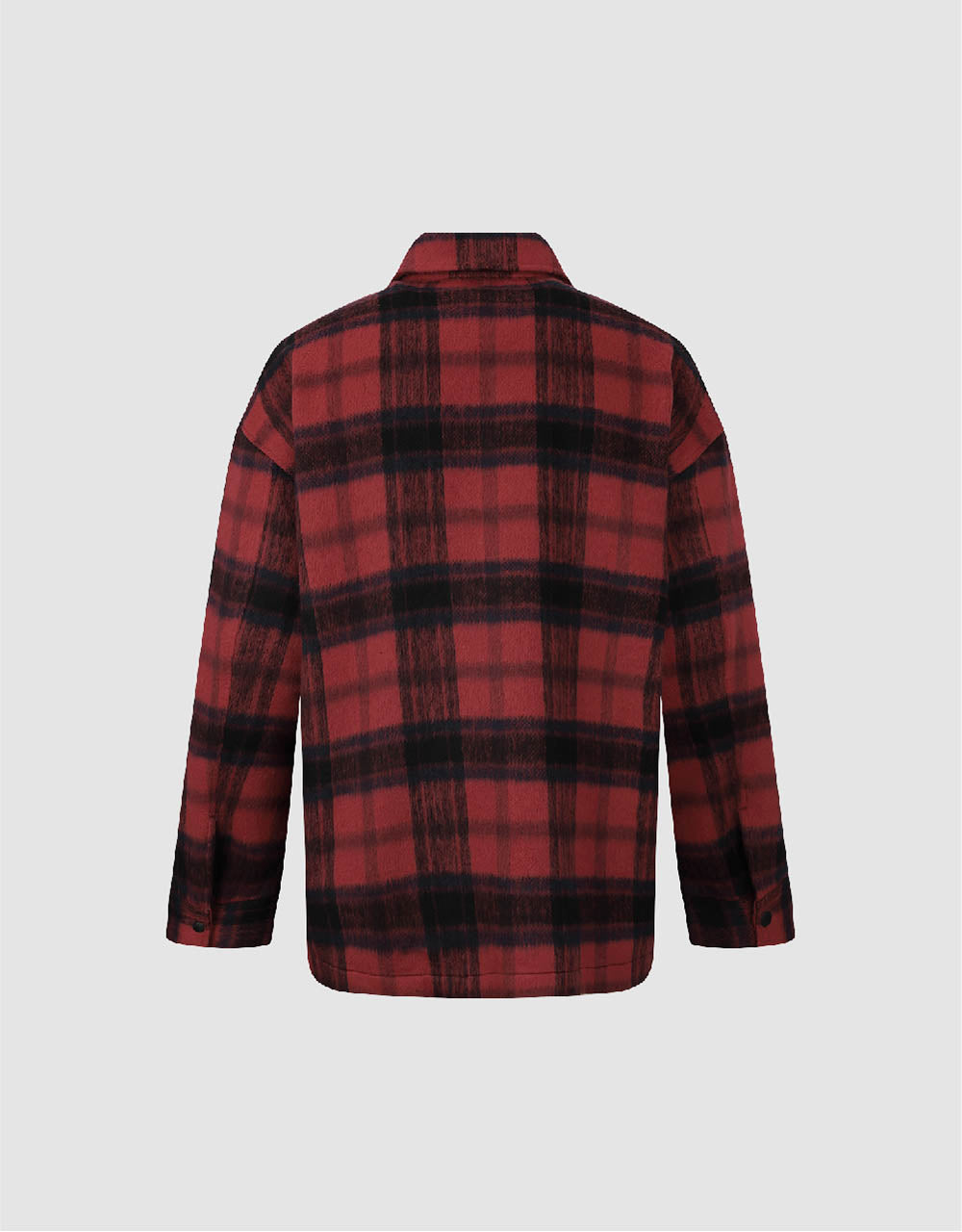 Plaid Woolen Jacket