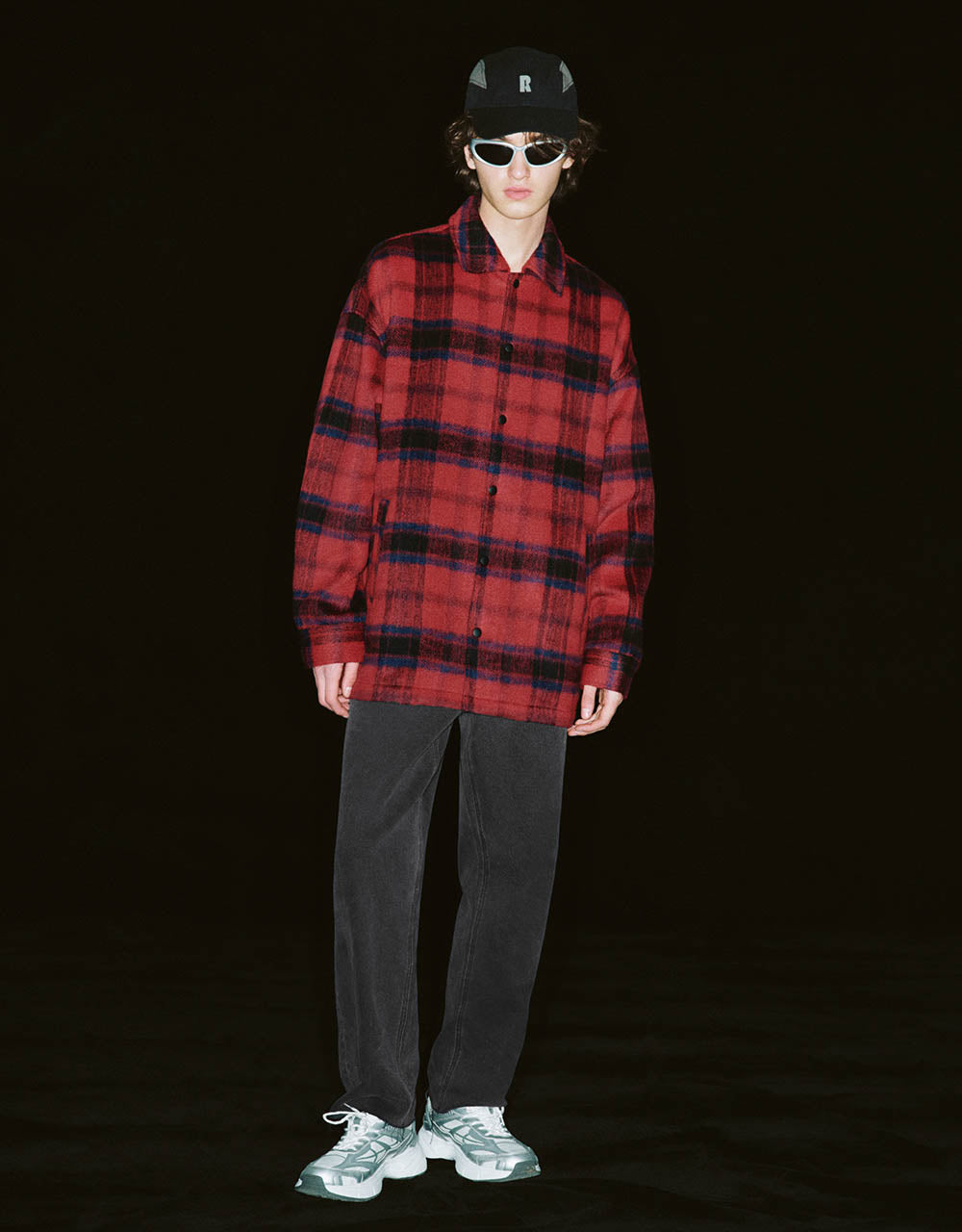 Plaid Woolen Jacket