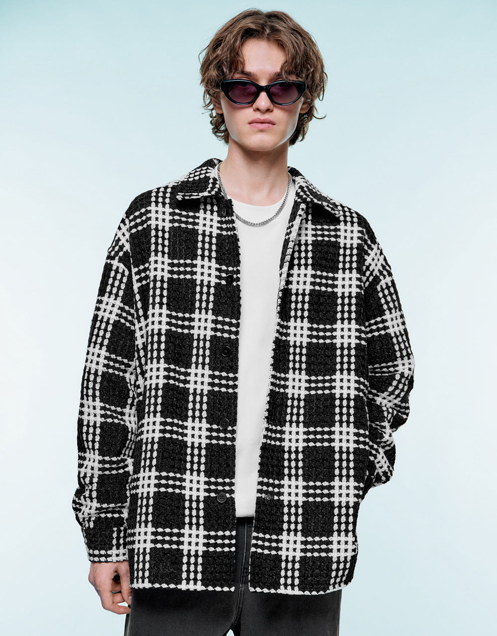 Plaid Loose Jacket