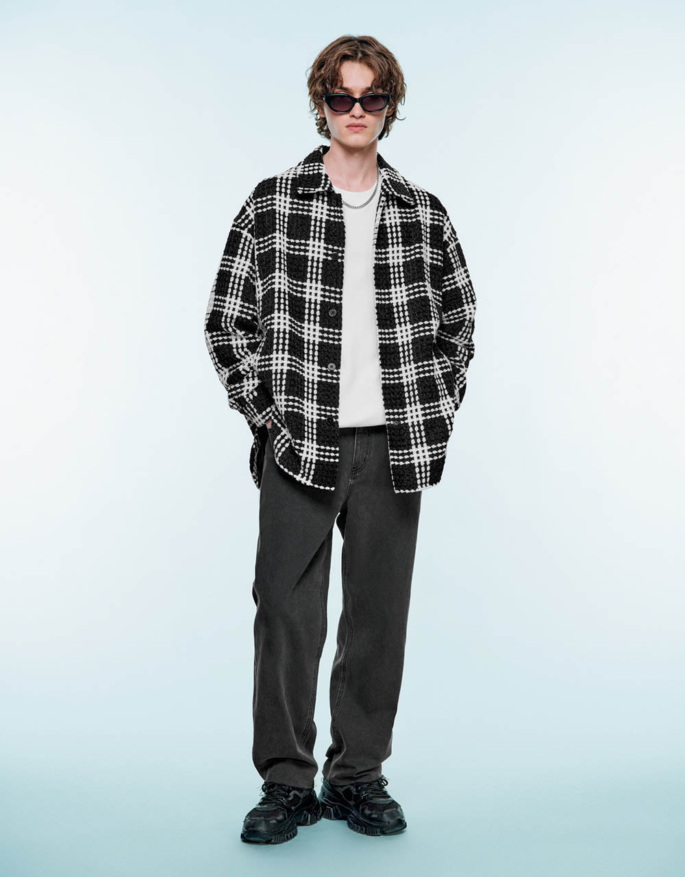 Plaid Loose Jacket