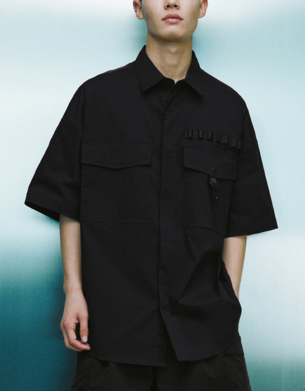 Drop Shoulder Sleeve Oversized Shirt