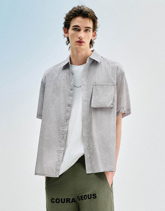 Textured Loose Shirt