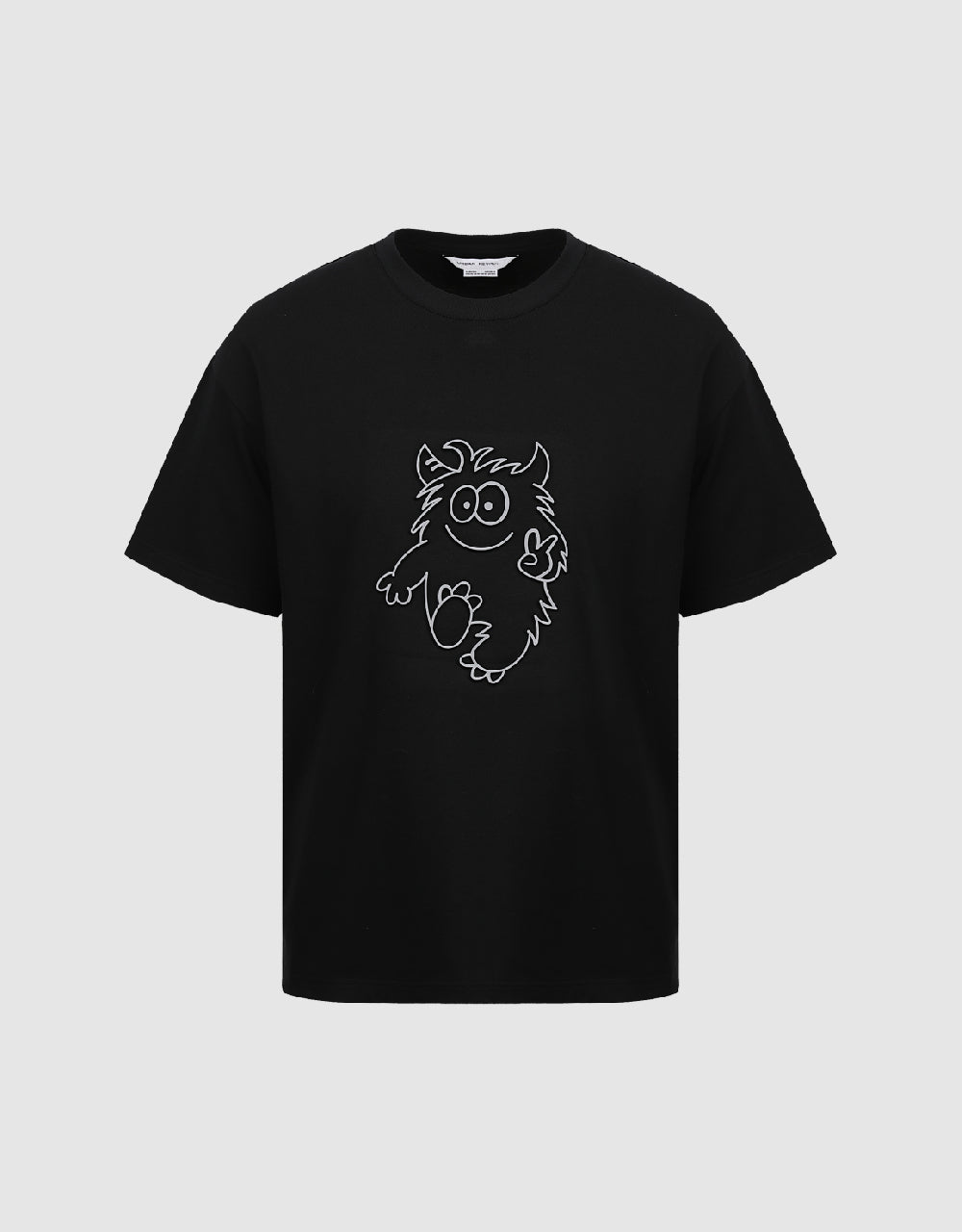Monster Printed Crew Neck T-Shirt