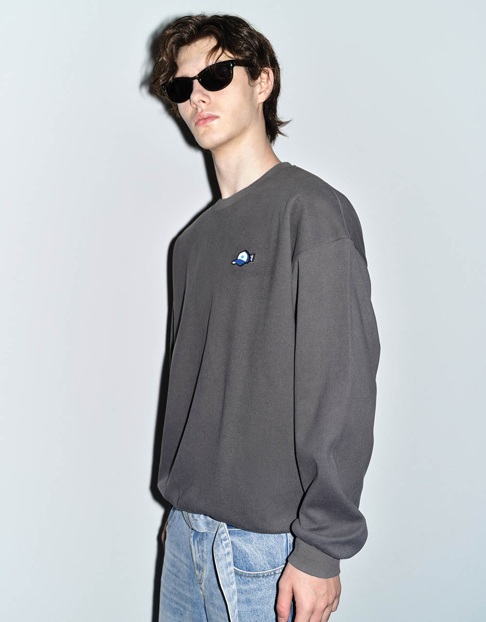 Loose Crew Neck Sweatshirt