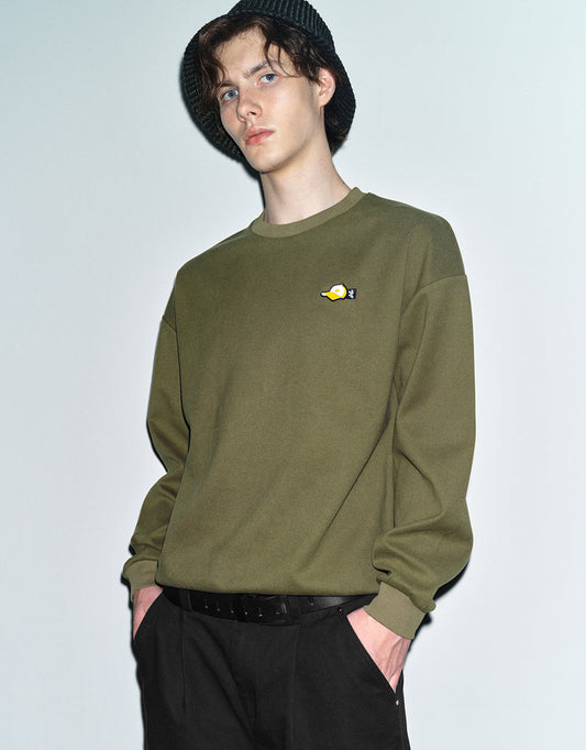 Loose Crew Neck Sweatshirt