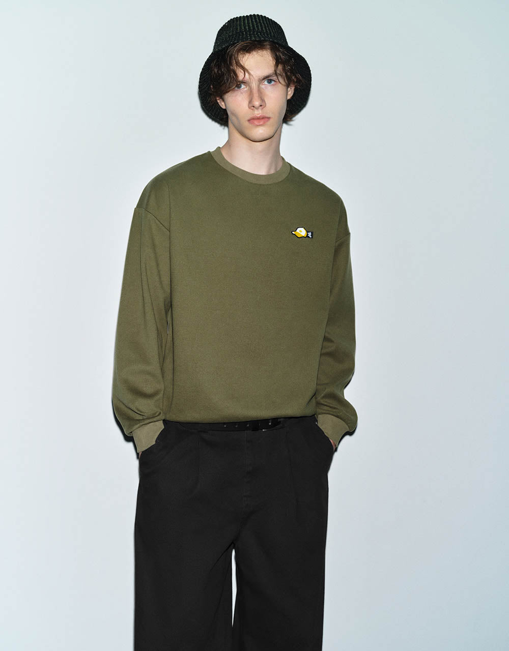 Loose Crew Neck Sweatshirt