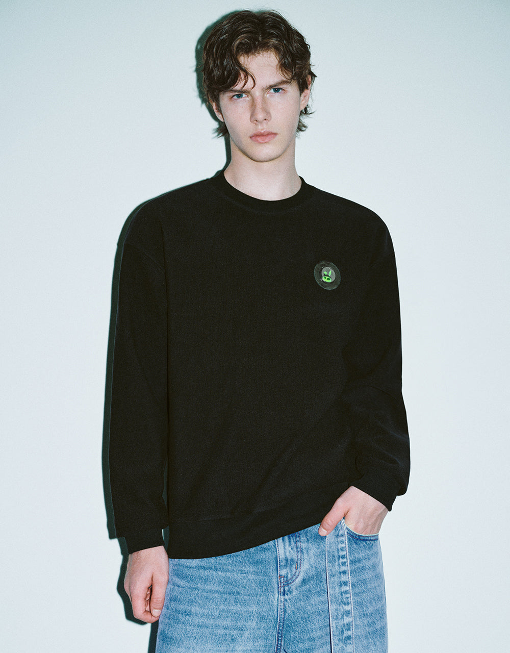 Crew Neck Loose Sweatshirt