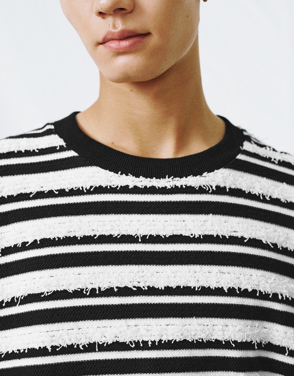 Striped Crew Neck T-Shirt