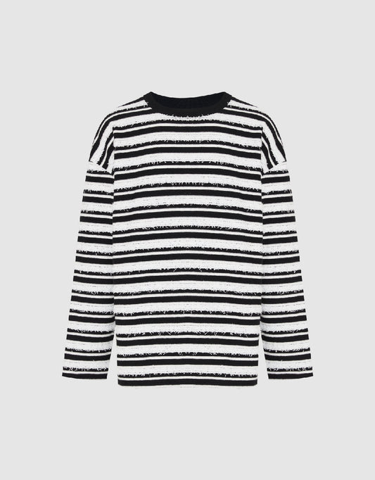 Striped Crew Neck T-Shirt