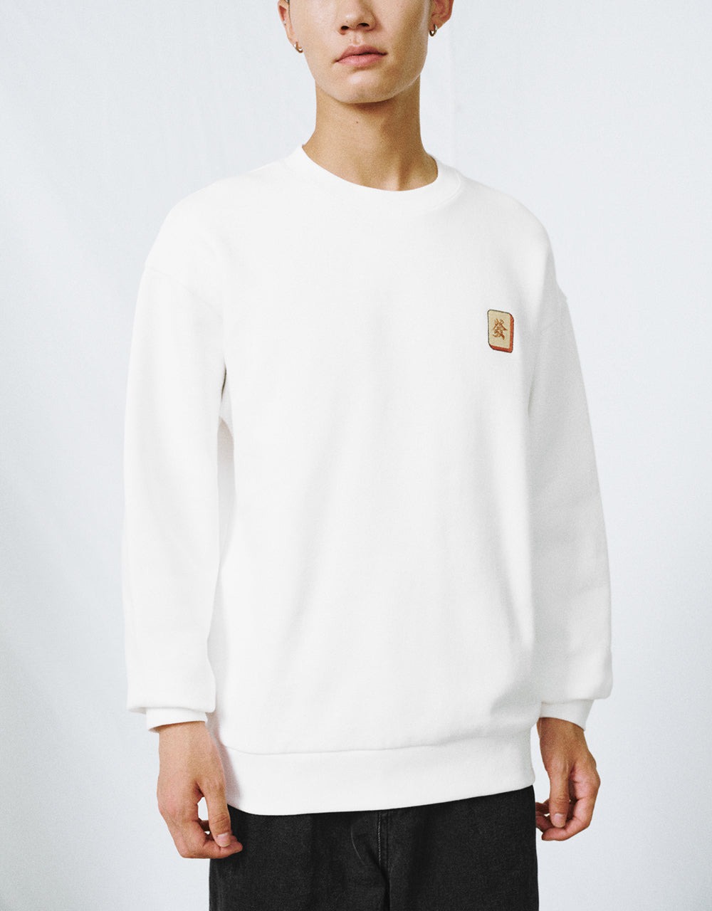 Crew Neck Loose Sweatshirt