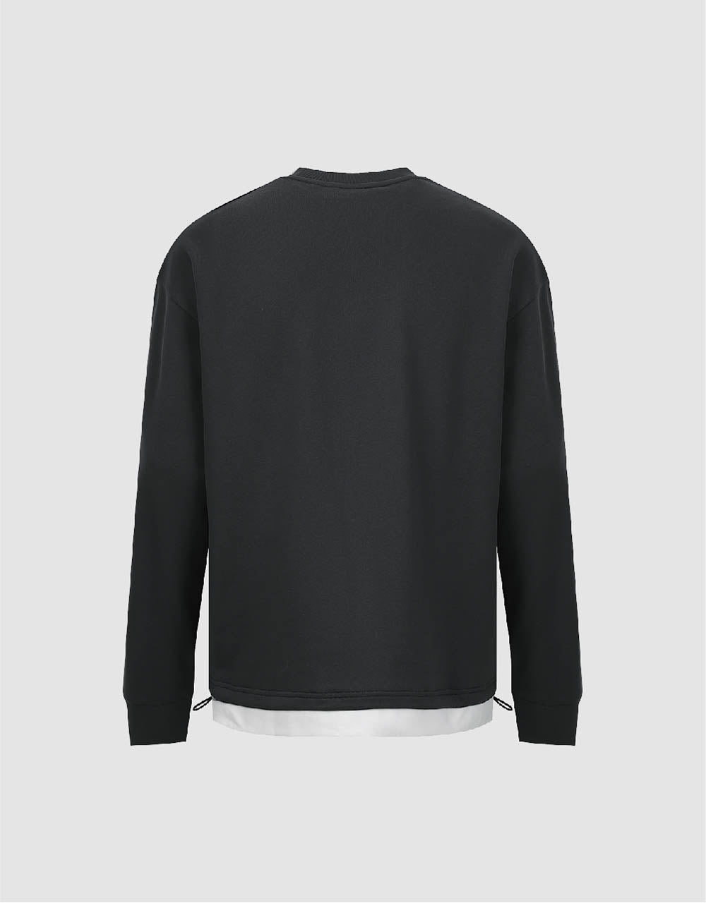 Drop Shoulder Sleeve Crew Neck Sweatshirt