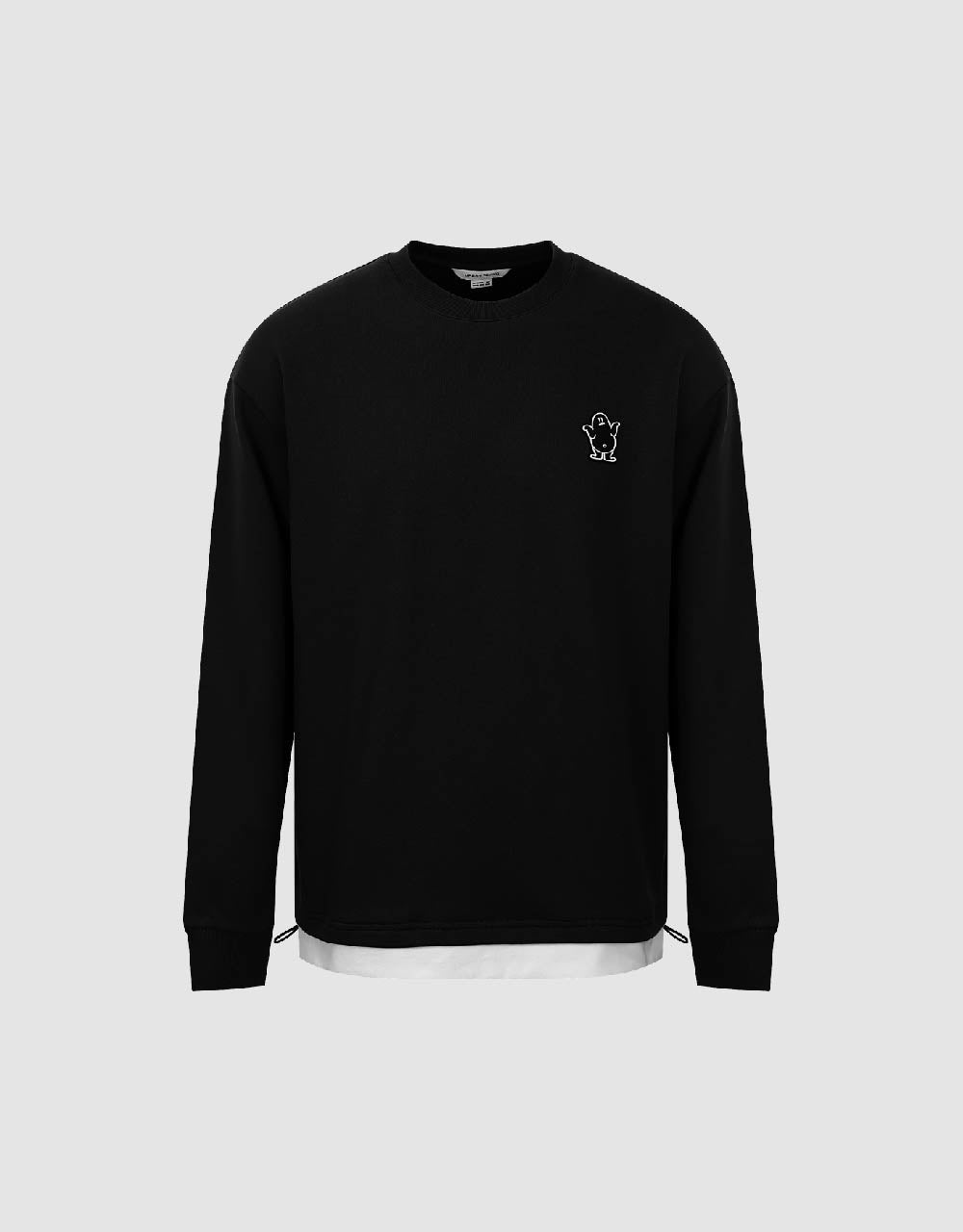 Drop Shoulder Sleeve Crew Neck Sweatshirt