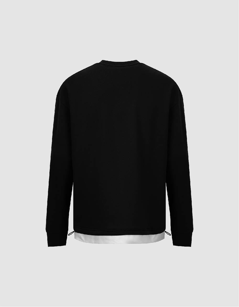 Drop Shoulder Sleeve Crew Neck Sweatshirt