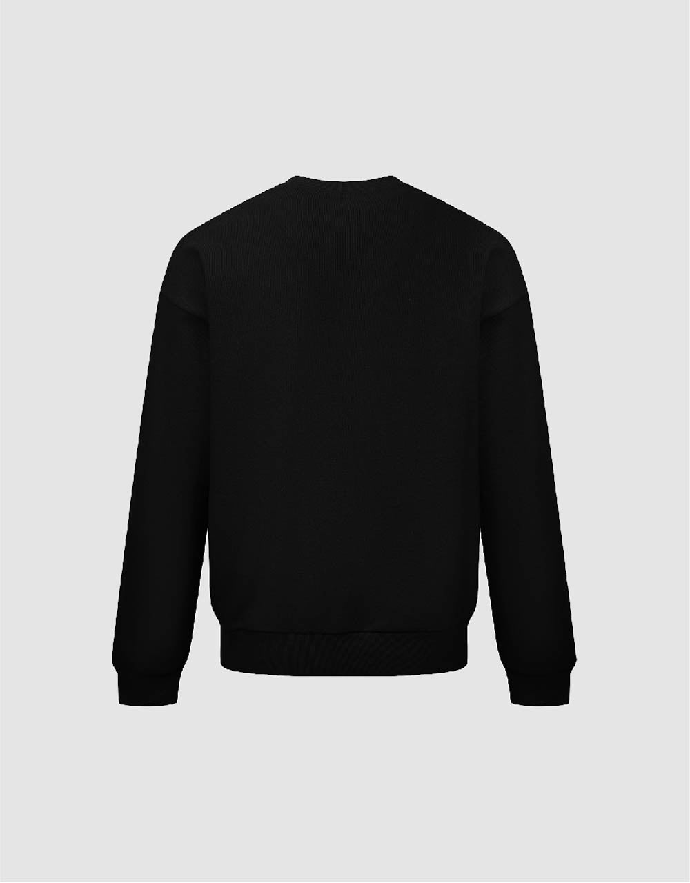 Embossed Crew Neck Sweatshirt